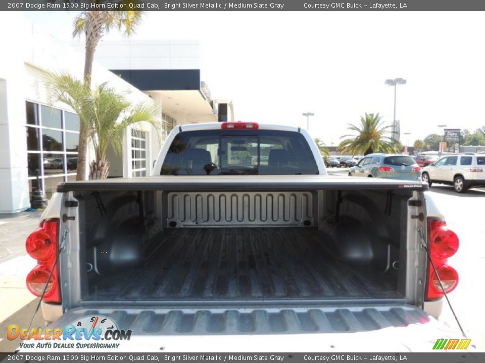 2007 Dodge Ram 1500 Big Horn Edition Quad Cab Bright Silver Metallic / Medium Slate Gray Photo #4
