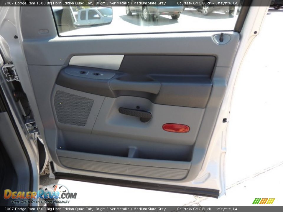 2007 Dodge Ram 1500 Big Horn Edition Quad Cab Bright Silver Metallic / Medium Slate Gray Photo #7