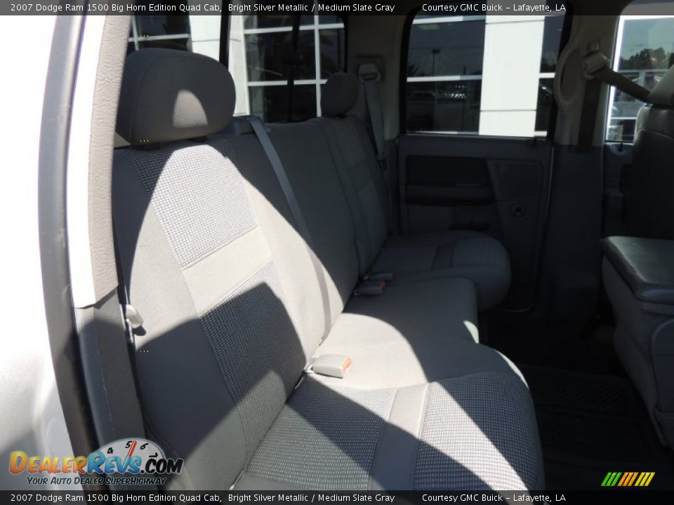 2007 Dodge Ram 1500 Big Horn Edition Quad Cab Bright Silver Metallic / Medium Slate Gray Photo #8