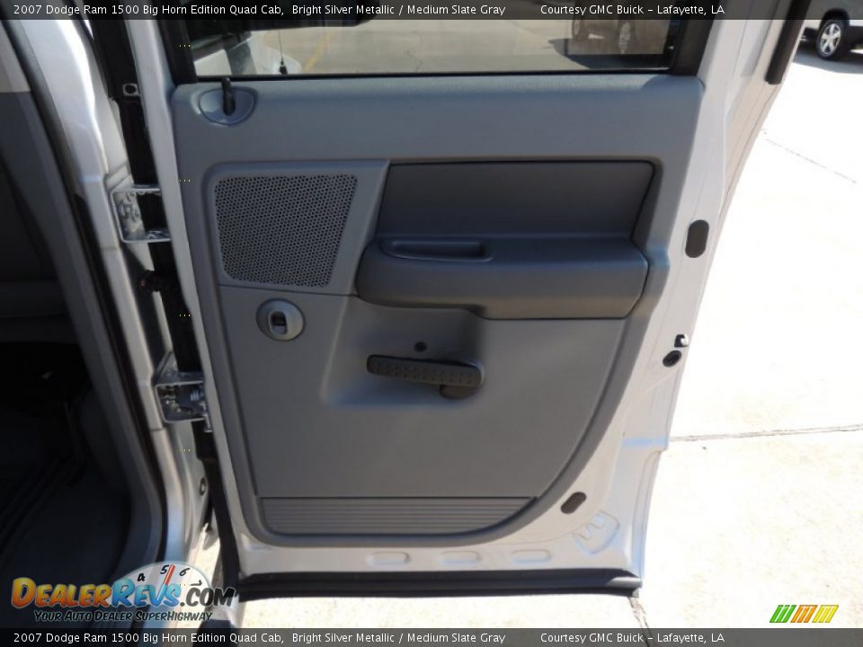 2007 Dodge Ram 1500 Big Horn Edition Quad Cab Bright Silver Metallic / Medium Slate Gray Photo #9