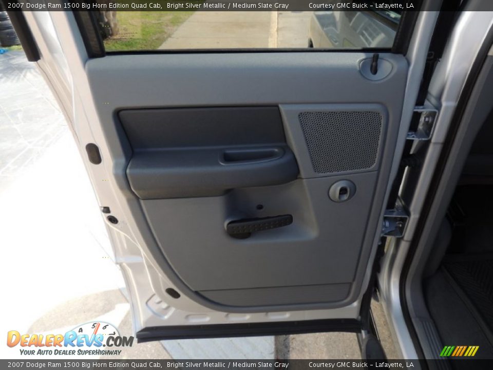 2007 Dodge Ram 1500 Big Horn Edition Quad Cab Bright Silver Metallic / Medium Slate Gray Photo #11