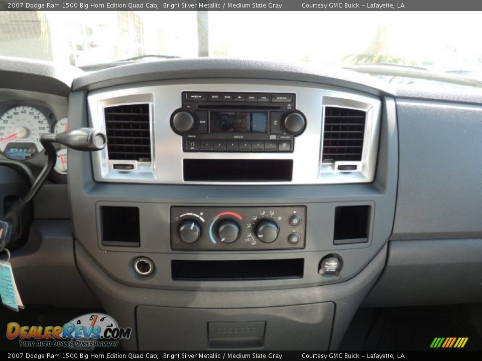 2007 Dodge Ram 1500 Big Horn Edition Quad Cab Bright Silver Metallic / Medium Slate Gray Photo #17