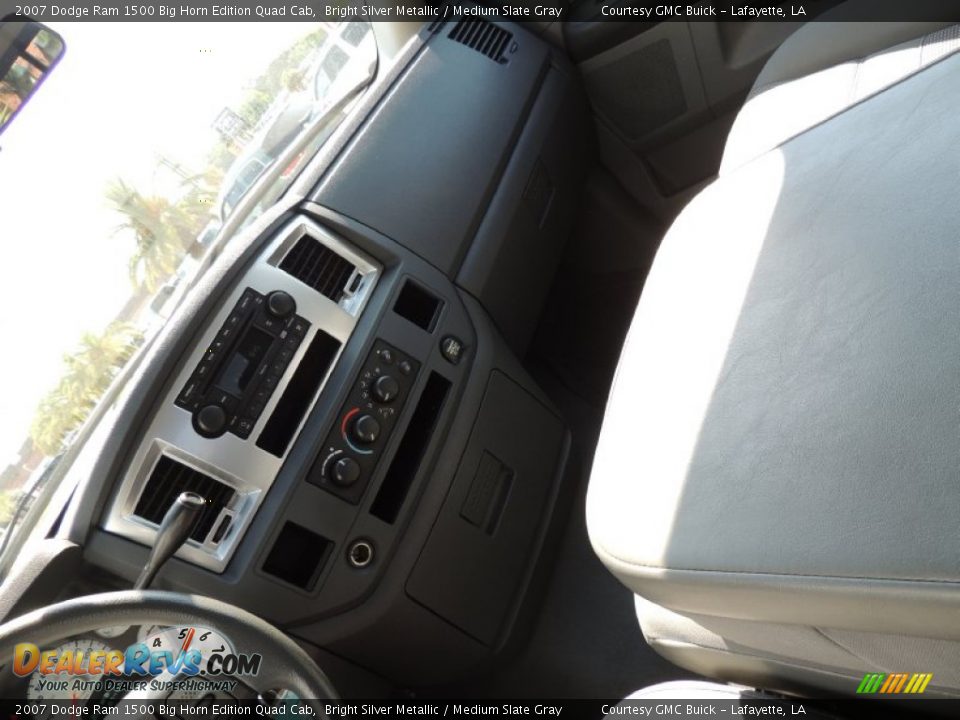 2007 Dodge Ram 1500 Big Horn Edition Quad Cab Bright Silver Metallic / Medium Slate Gray Photo #20