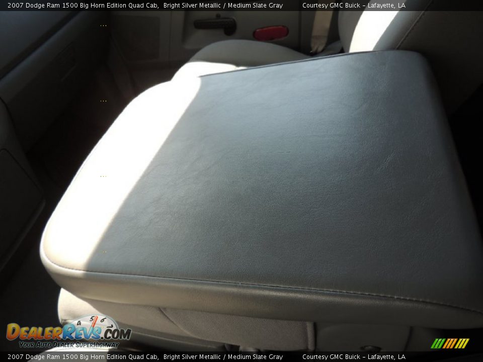 2007 Dodge Ram 1500 Big Horn Edition Quad Cab Bright Silver Metallic / Medium Slate Gray Photo #21