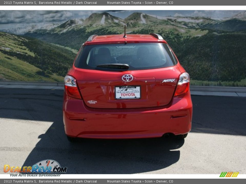 2013 Toyota Matrix S Barcelona Red Metallic / Dark Charcoal Photo #4