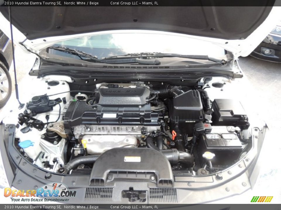 2010 Hyundai Elantra Touring SE Nordic White / Beige Photo #20