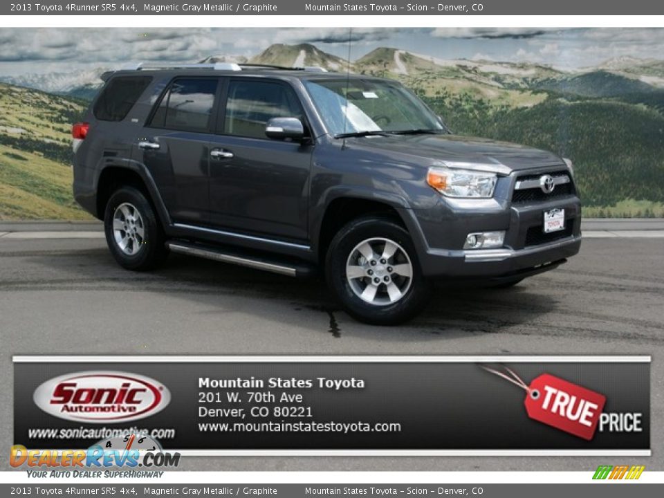 2013 Toyota 4Runner SR5 4x4 Magnetic Gray Metallic / Graphite Photo #1