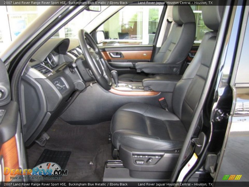 2007 Land Rover Range Rover Sport HSE Buckingham Blue Metallic / Ebony Black Photo #2
