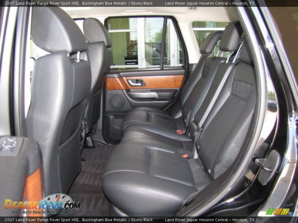 2007 Land Rover Range Rover Sport HSE Buckingham Blue Metallic / Ebony Black Photo #4