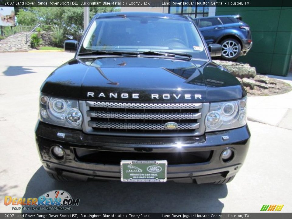 2007 Land Rover Range Rover Sport HSE Buckingham Blue Metallic / Ebony Black Photo #6