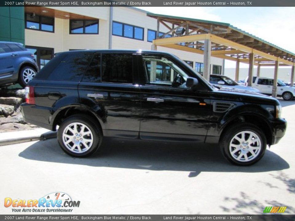 2007 Land Rover Range Rover Sport HSE Buckingham Blue Metallic / Ebony Black Photo #11
