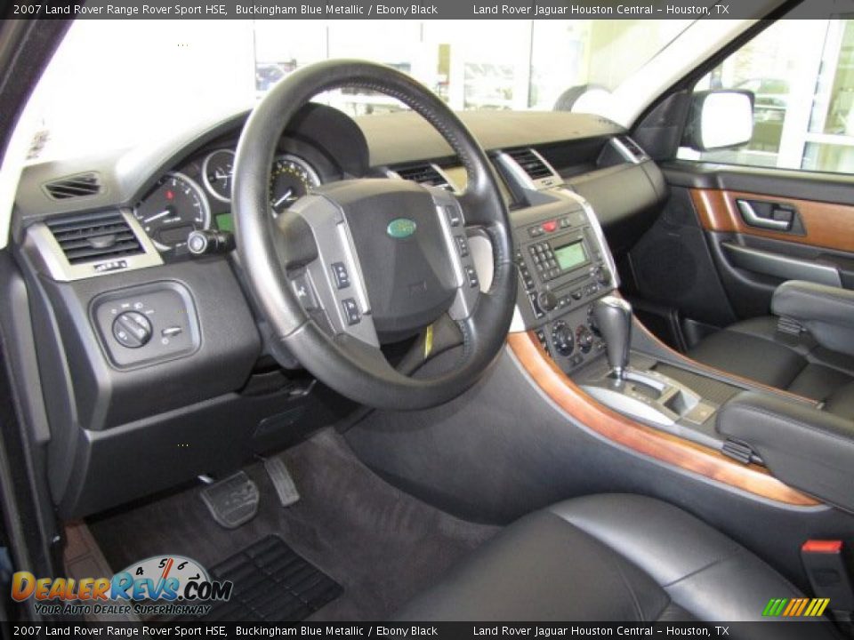 2007 Land Rover Range Rover Sport HSE Buckingham Blue Metallic / Ebony Black Photo #12