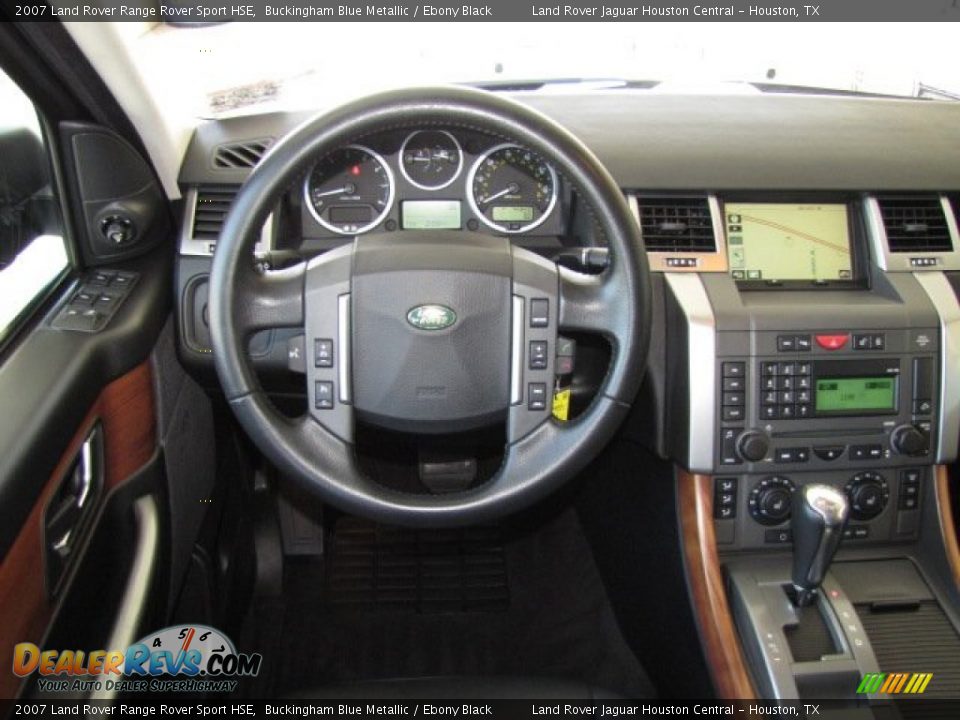 2007 Land Rover Range Rover Sport HSE Buckingham Blue Metallic / Ebony Black Photo #13