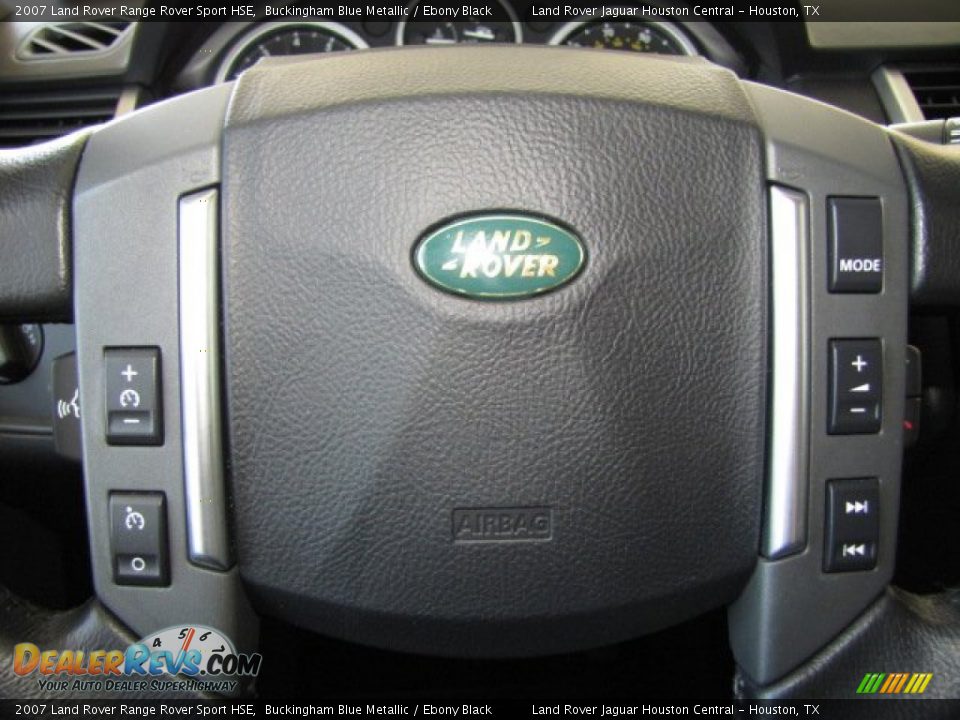 2007 Land Rover Range Rover Sport HSE Buckingham Blue Metallic / Ebony Black Photo #14