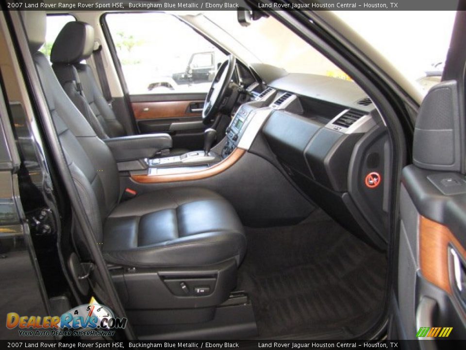 2007 Land Rover Range Rover Sport HSE Buckingham Blue Metallic / Ebony Black Photo #21