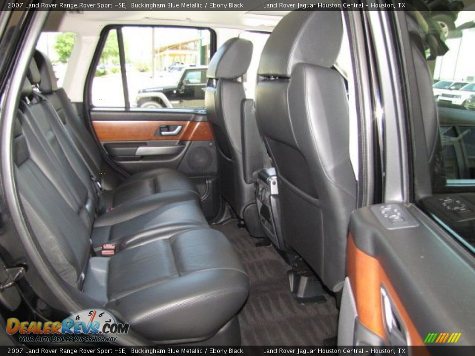 2007 Land Rover Range Rover Sport HSE Buckingham Blue Metallic / Ebony Black Photo #23