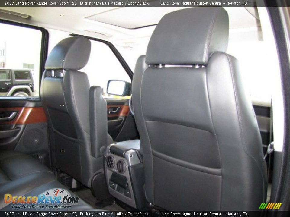 2007 Land Rover Range Rover Sport HSE Buckingham Blue Metallic / Ebony Black Photo #24