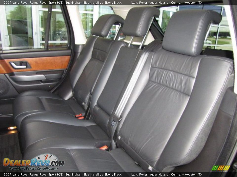 2007 Land Rover Range Rover Sport HSE Buckingham Blue Metallic / Ebony Black Photo #27