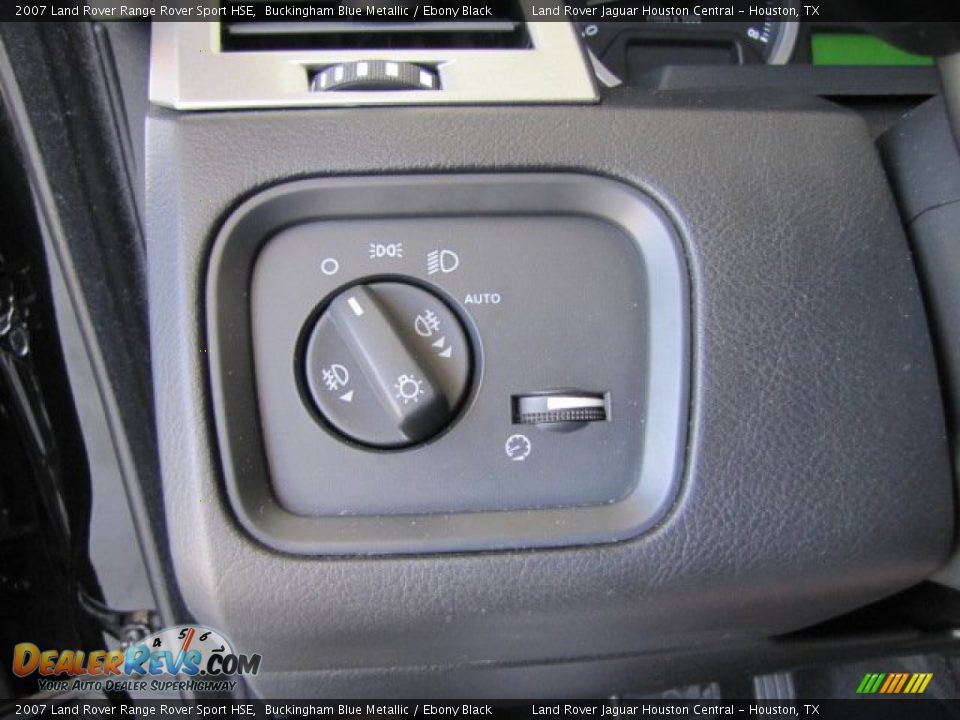 2007 Land Rover Range Rover Sport HSE Buckingham Blue Metallic / Ebony Black Photo #33