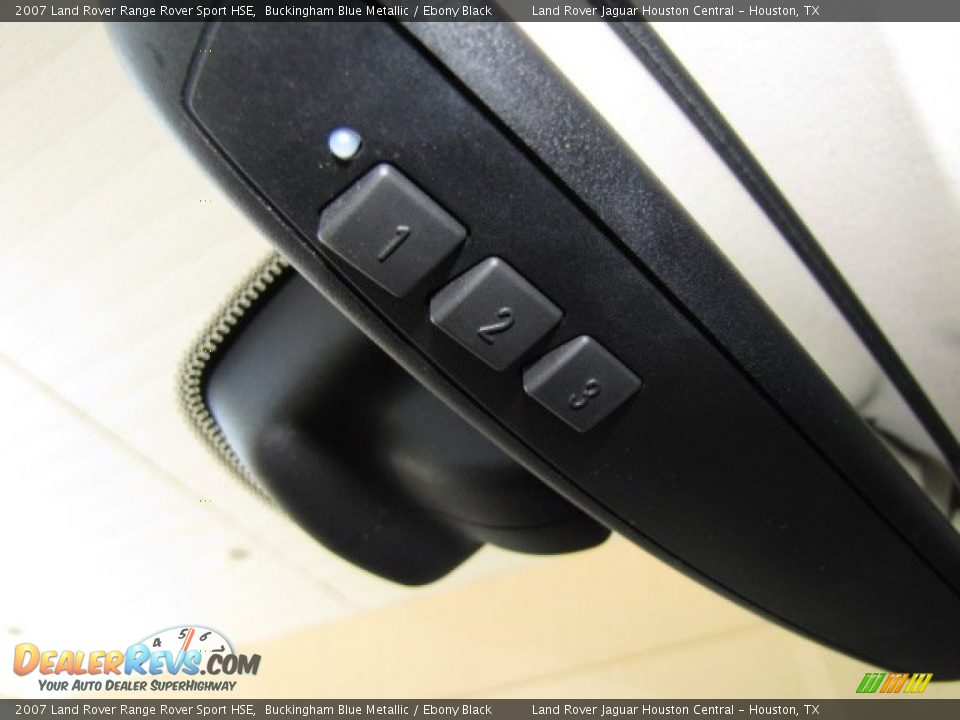 2007 Land Rover Range Rover Sport HSE Buckingham Blue Metallic / Ebony Black Photo #35