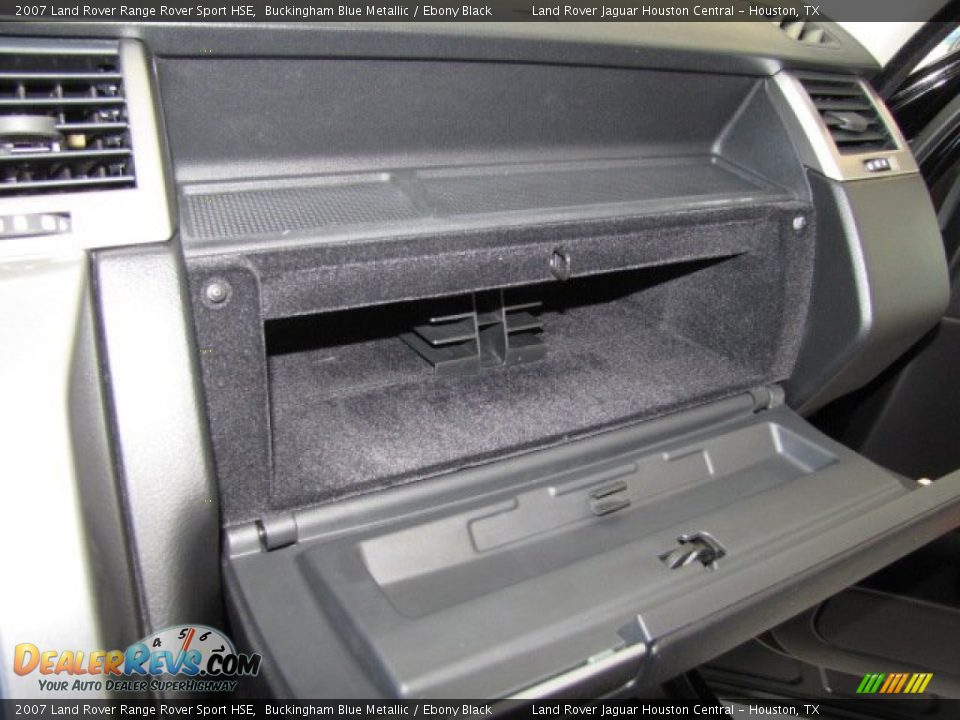2007 Land Rover Range Rover Sport HSE Buckingham Blue Metallic / Ebony Black Photo #36