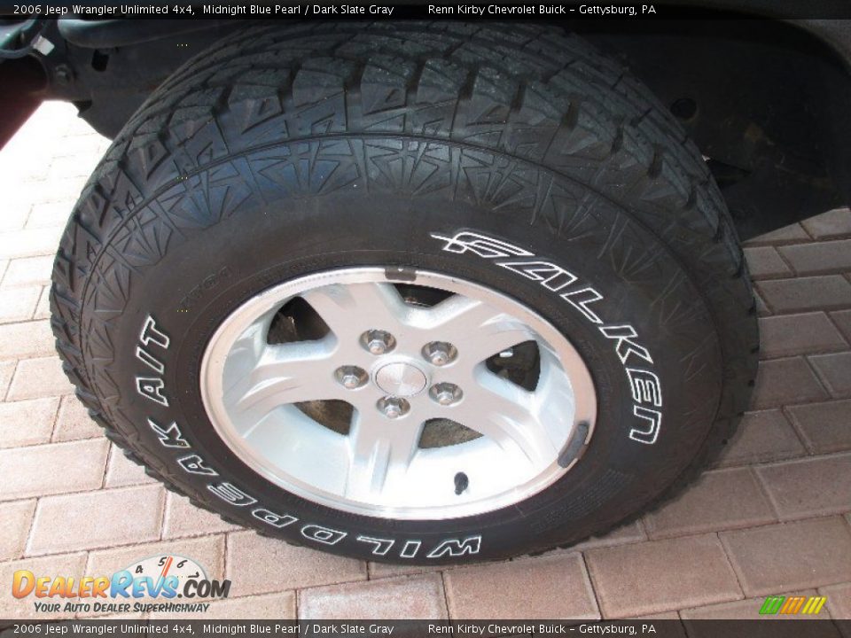 2006 Jeep Wrangler Unlimited 4x4 Midnight Blue Pearl / Dark Slate Gray Photo #4