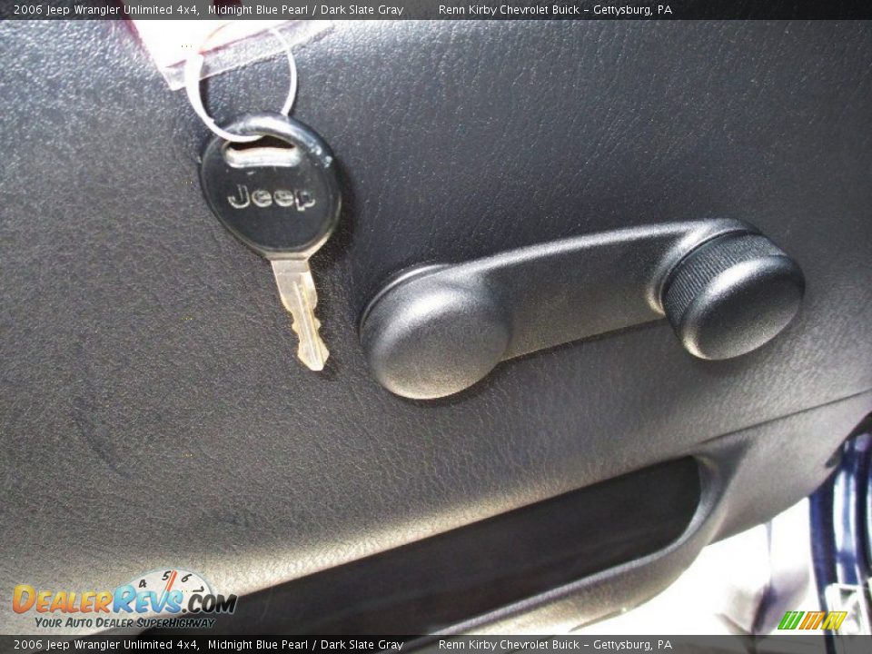 2006 Jeep Wrangler Unlimited 4x4 Midnight Blue Pearl / Dark Slate Gray Photo #5