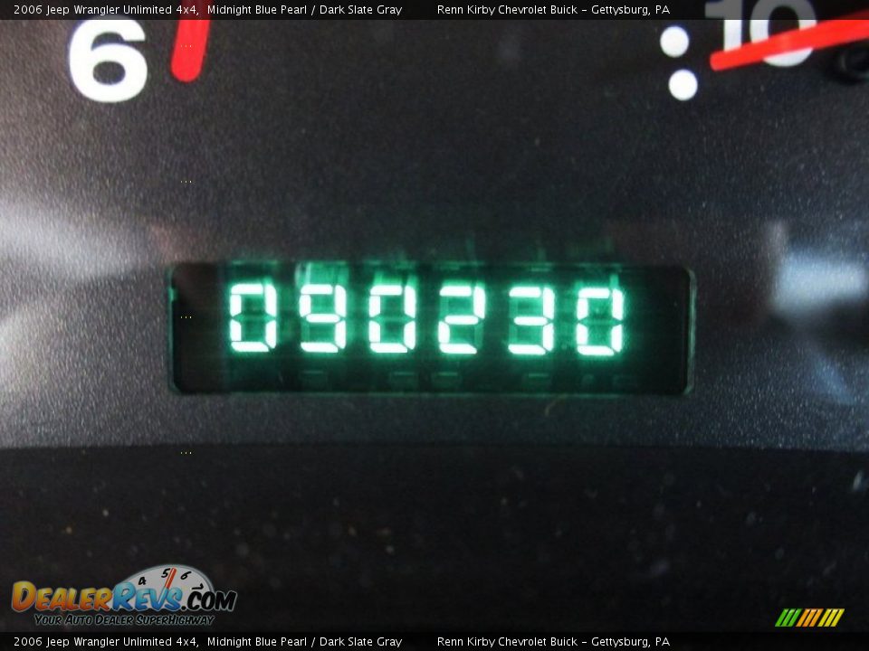 2006 Jeep Wrangler Unlimited 4x4 Midnight Blue Pearl / Dark Slate Gray Photo #6