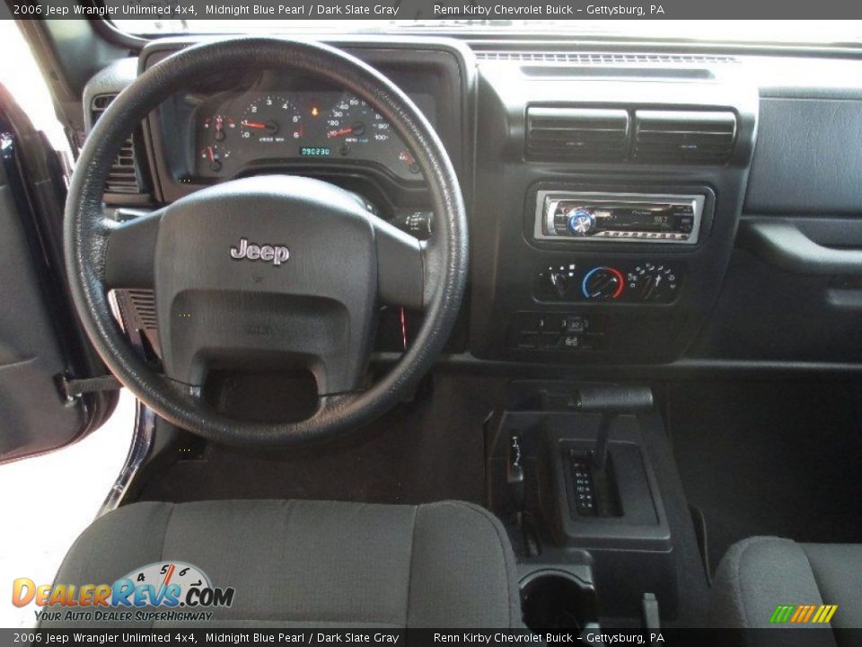 2006 Jeep Wrangler Unlimited 4x4 Midnight Blue Pearl / Dark Slate Gray Photo #8