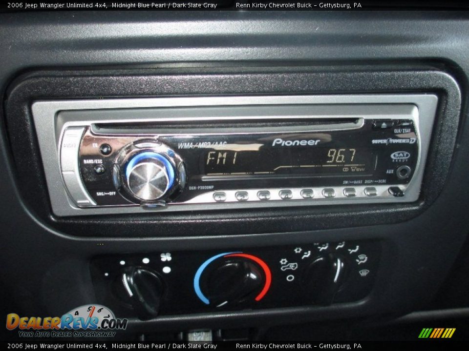 2006 Jeep Wrangler Unlimited 4x4 Midnight Blue Pearl / Dark Slate Gray Photo #9
