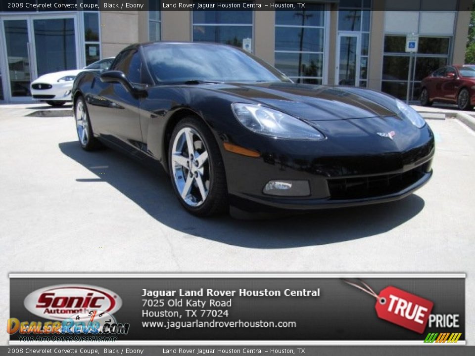 2008 Chevrolet Corvette Coupe Black / Ebony Photo #1