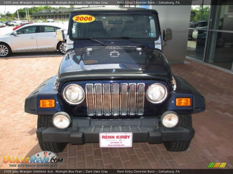 2006 Jeep Wrangler Unlimited 4x4 Midnight Blue Pearl / Dark Slate Gray Photo #15