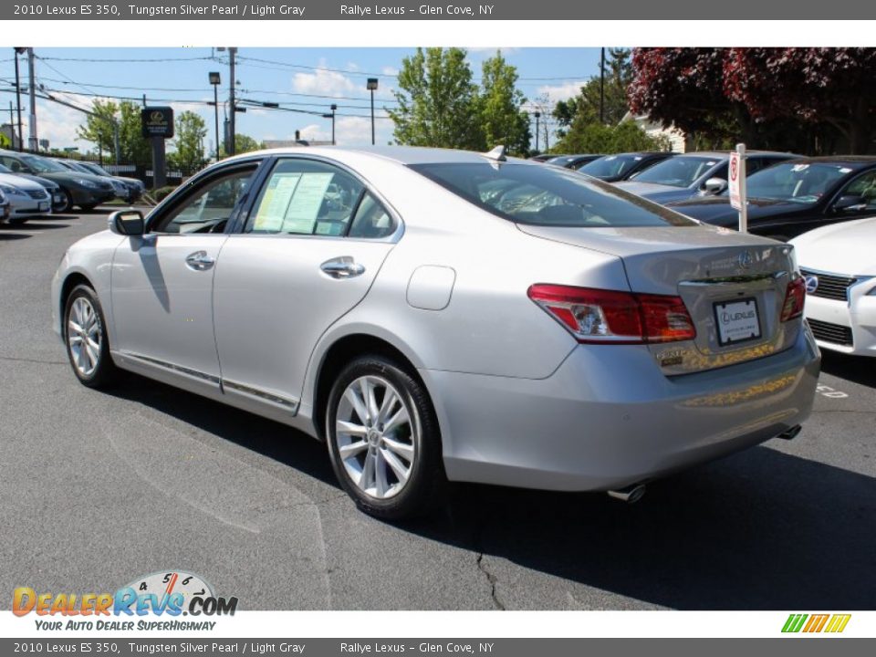 2010 Lexus ES 350 Tungsten Silver Pearl / Light Gray Photo #5