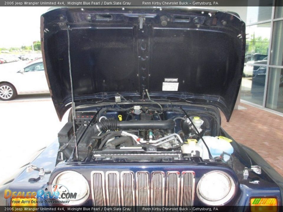 2006 Jeep Wrangler Unlimited 4x4 Midnight Blue Pearl / Dark Slate Gray Photo #17