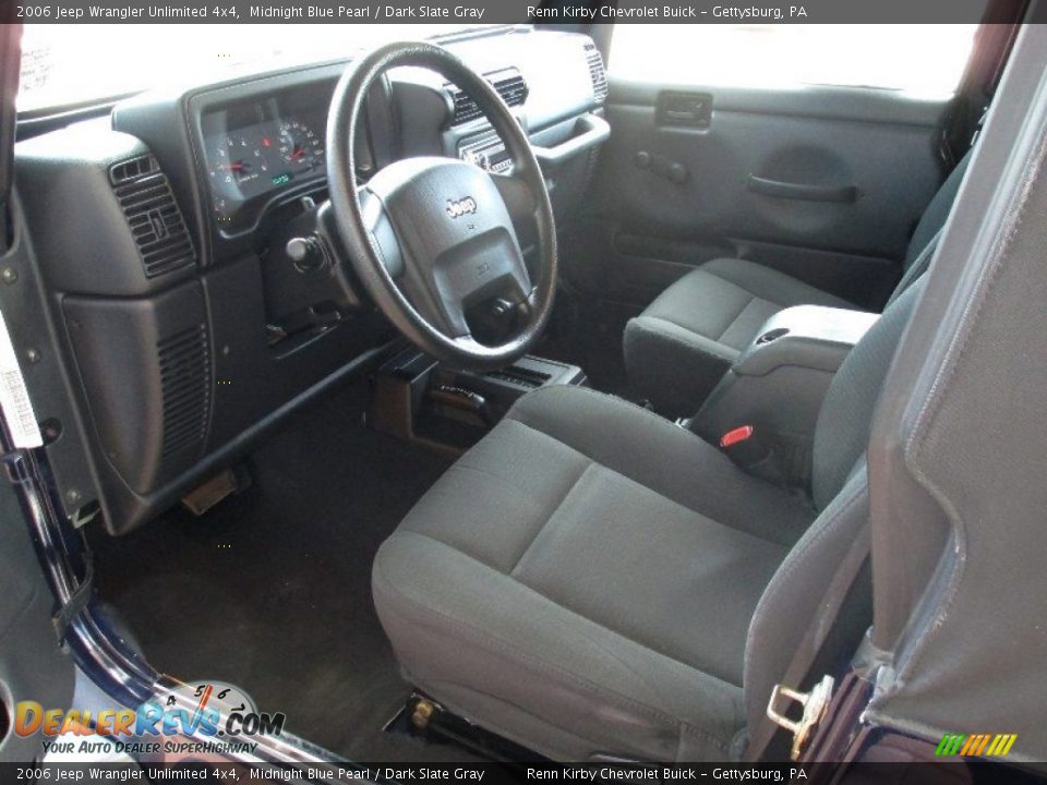 2006 Jeep Wrangler Unlimited 4x4 Midnight Blue Pearl / Dark Slate Gray Photo #19