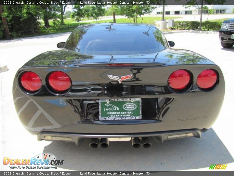 2008 Chevrolet Corvette Coupe Black / Ebony Photo #9
