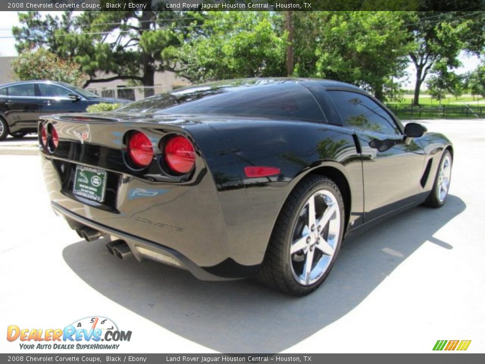 2008 Chevrolet Corvette Coupe Black / Ebony Photo #10