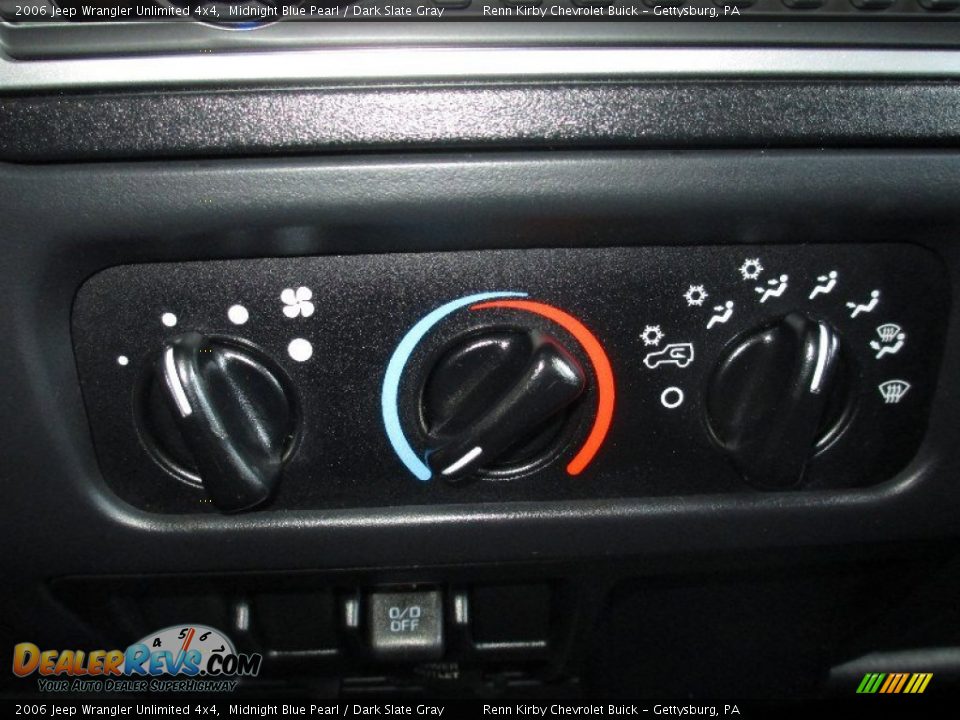 2006 Jeep Wrangler Unlimited 4x4 Midnight Blue Pearl / Dark Slate Gray Photo #25