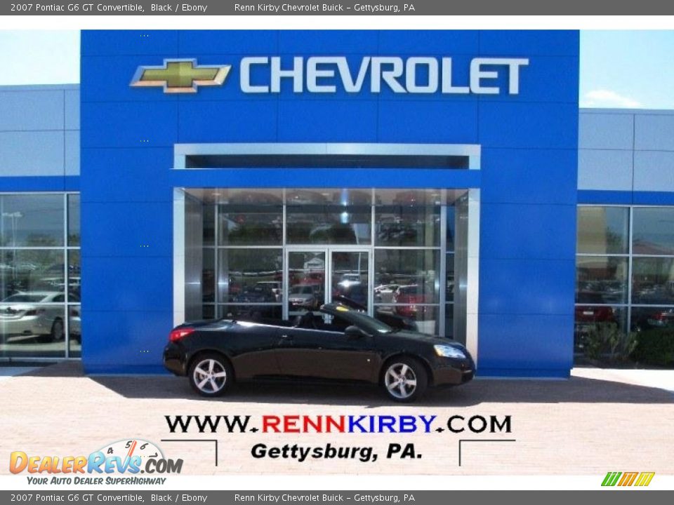 2007 Pontiac G6 GT Convertible Black / Ebony Photo #1