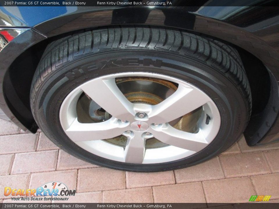 2007 Pontiac G6 GT Convertible Black / Ebony Photo #4