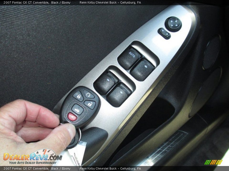 2007 Pontiac G6 GT Convertible Black / Ebony Photo #5
