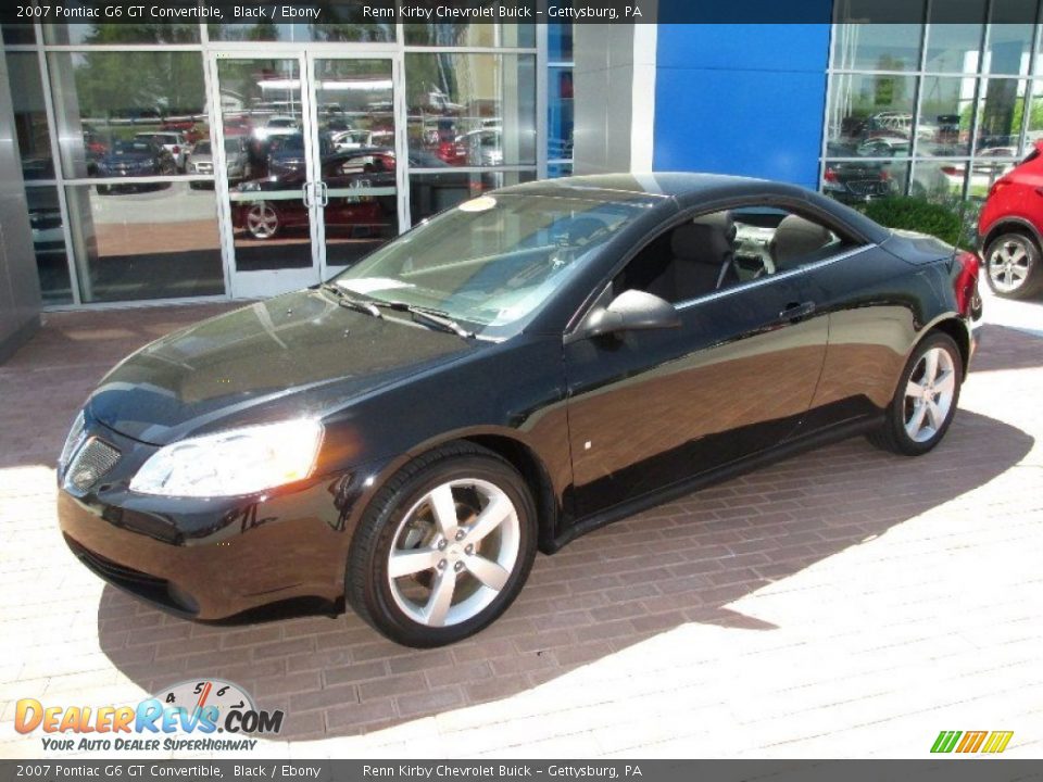 2007 Pontiac G6 GT Convertible Black / Ebony Photo #10