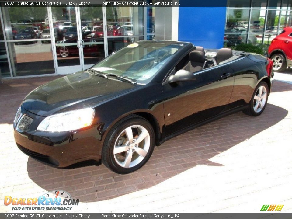 2007 Pontiac G6 GT Convertible Black / Ebony Photo #11
