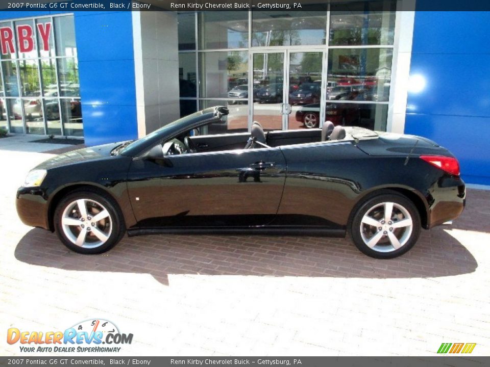 2007 Pontiac G6 GT Convertible Black / Ebony Photo #17