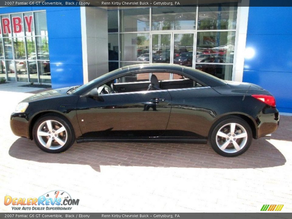2007 Pontiac G6 GT Convertible Black / Ebony Photo #18