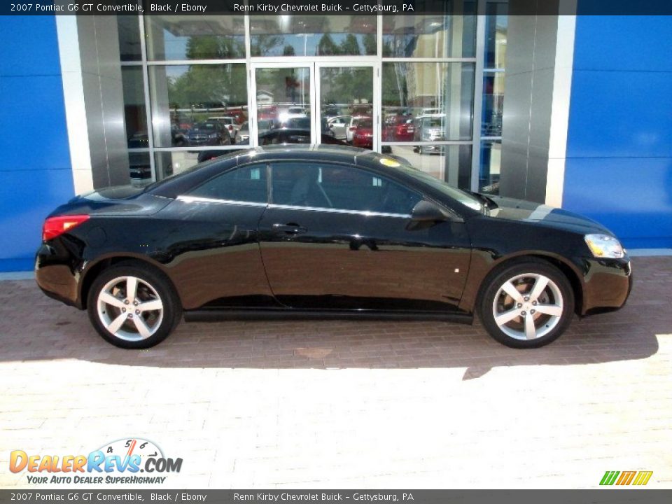 2007 Pontiac G6 GT Convertible Black / Ebony Photo #19