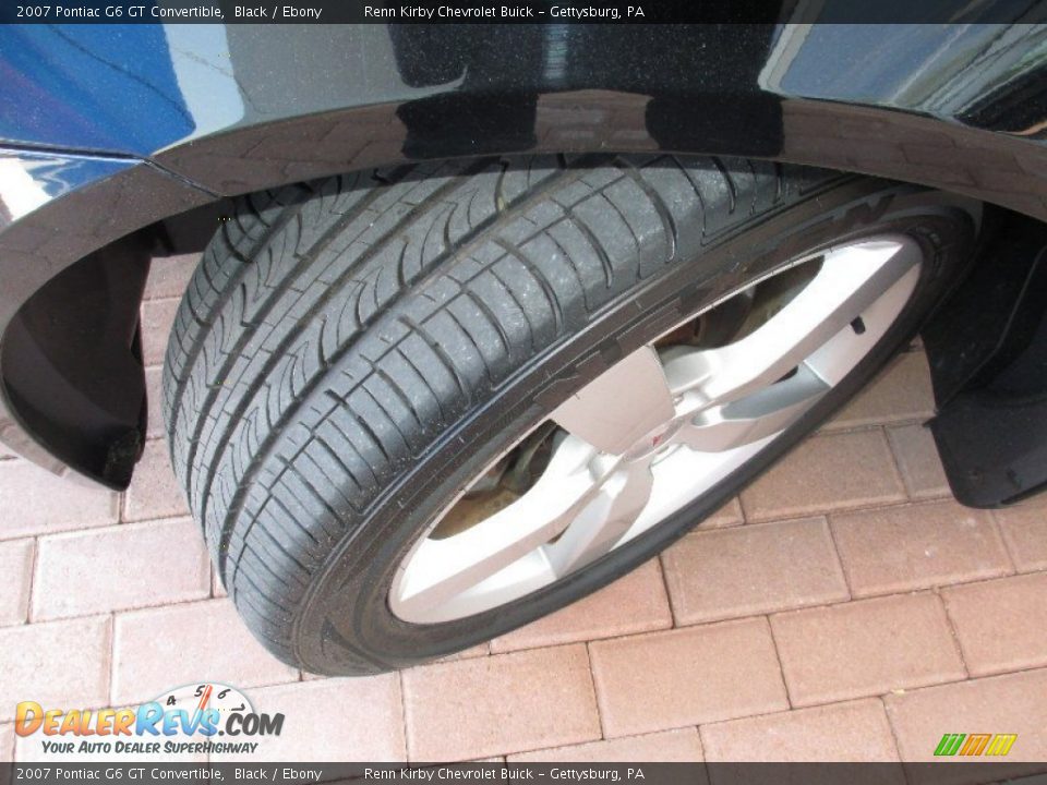 2007 Pontiac G6 GT Convertible Black / Ebony Photo #20