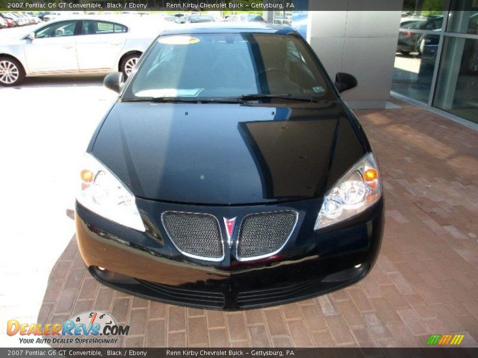 2007 Pontiac G6 GT Convertible Black / Ebony Photo #23