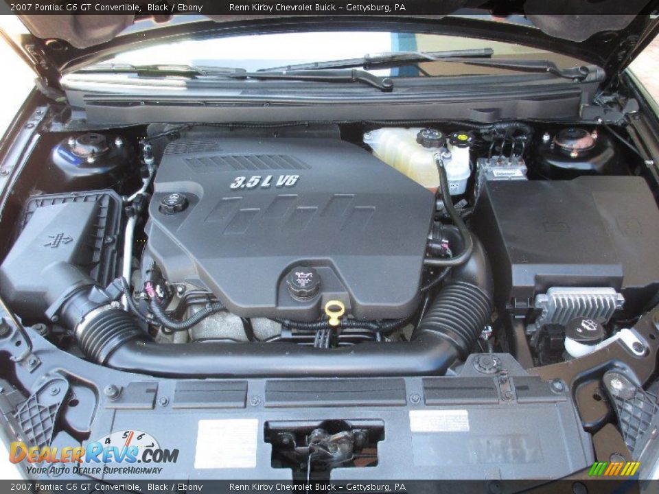 2007 Pontiac G6 GT Convertible Black / Ebony Photo #25