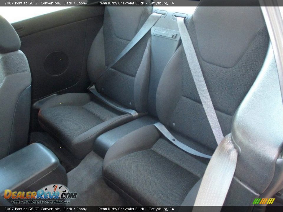 2007 Pontiac G6 GT Convertible Black / Ebony Photo #27